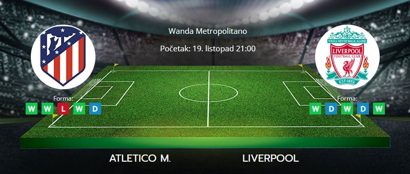 Tipovi za Atletico vs. Liverpool, 19. listopad 2021., Liga prvaka