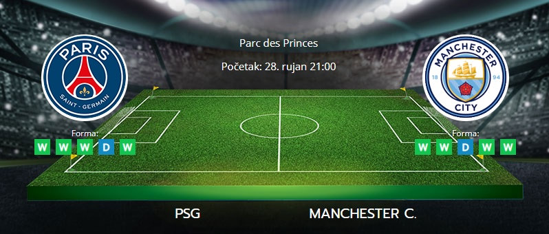 Tipovi za PSG vs. Manchester City, 28. rujan 2021., Liga prvaka