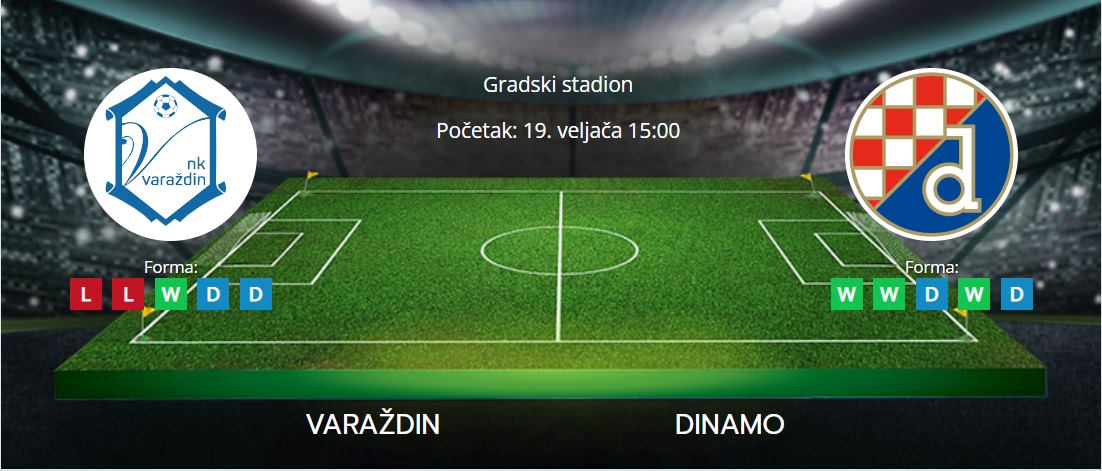 Tipovi za Varaždin vs. Dinamo, 19. veljače 2023., HNL