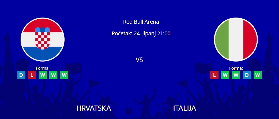 Tipovi za Hrvatska vs. Italija, 24. lipanj 2024., Euro 2024