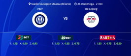 Tipovi za Inter vs. Leipzig, 26. studeni 2024., Liga prvaka