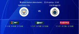 Tipovi za Manchester City vs. Brugge, 29. siječanj 2025., Liga prvaka