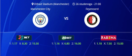 Tipovi za Manchester City vs. Feyenoord, 26. studeni 2024., Liga prvaka