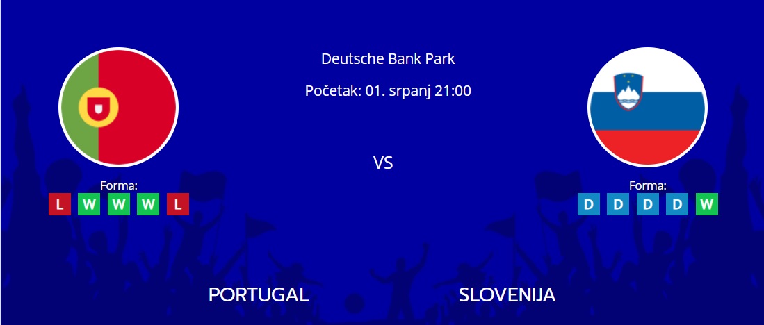 Tipovi za Portugal vs. Slovenija, 1. srpanj 2024., Euro 2024